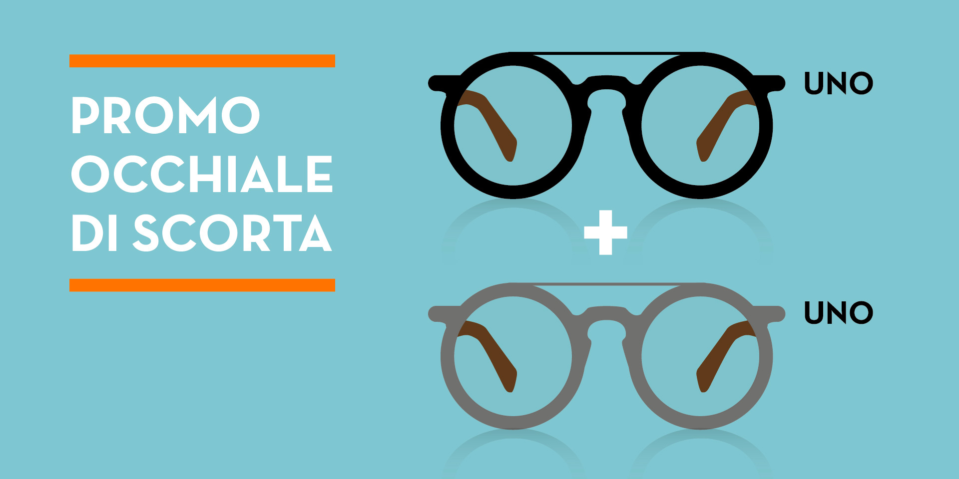 Promo occhiale di scorta: quanto fa due + due? Tre!