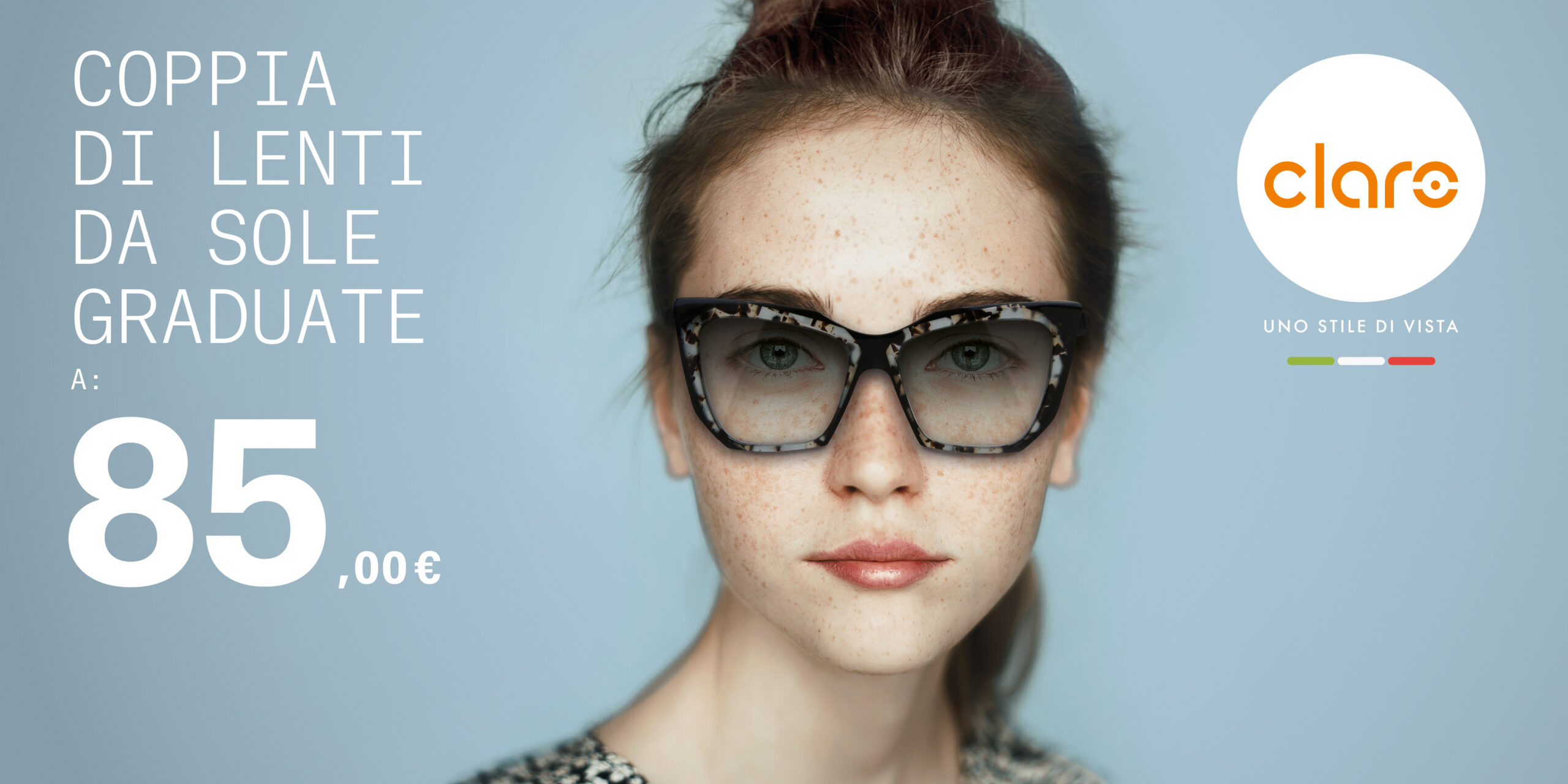 Guarda che sole! Lenti da sole graduate a 85€!