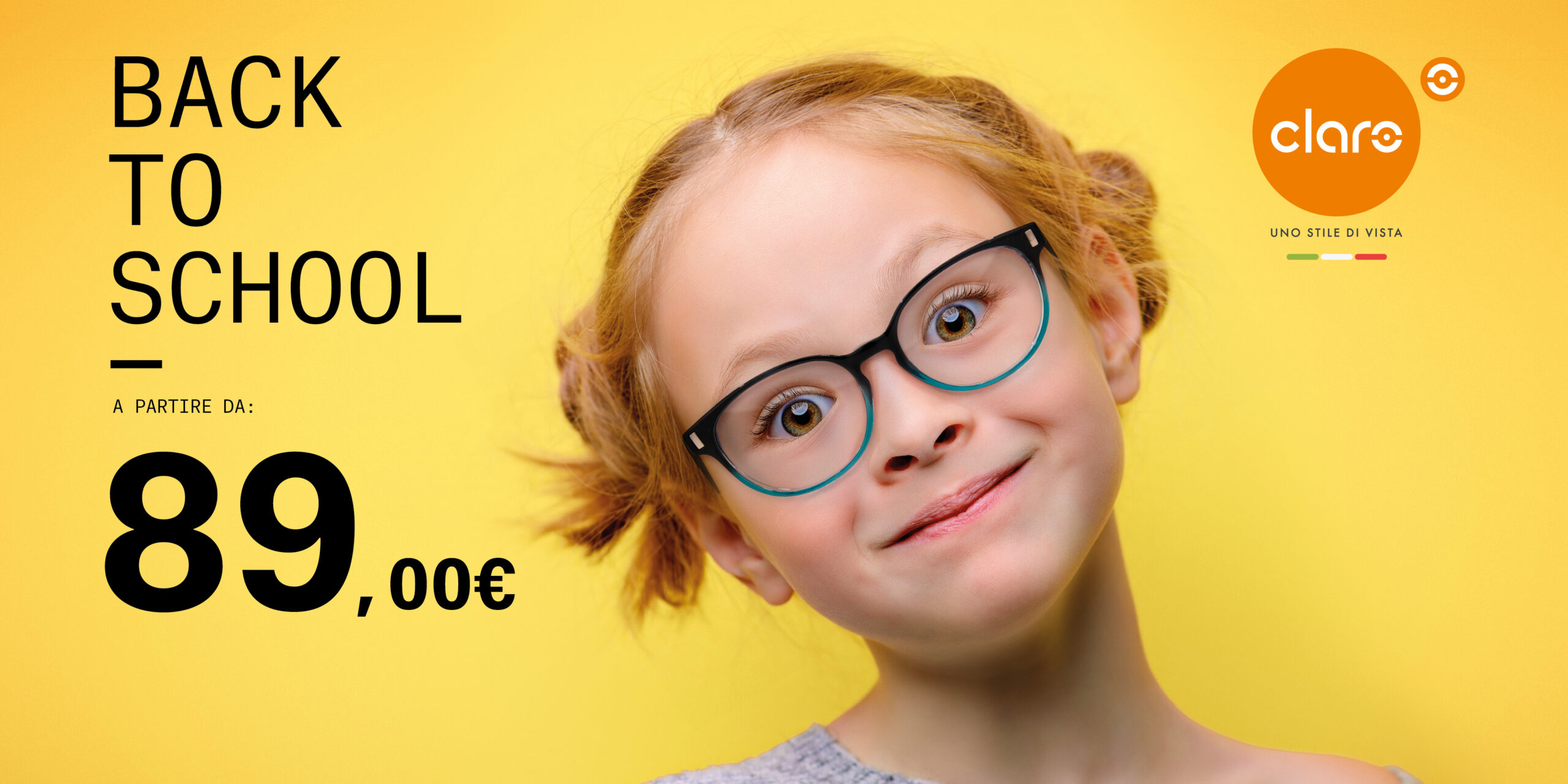 Back to School: occhiale completo da bambino a soli 89€!