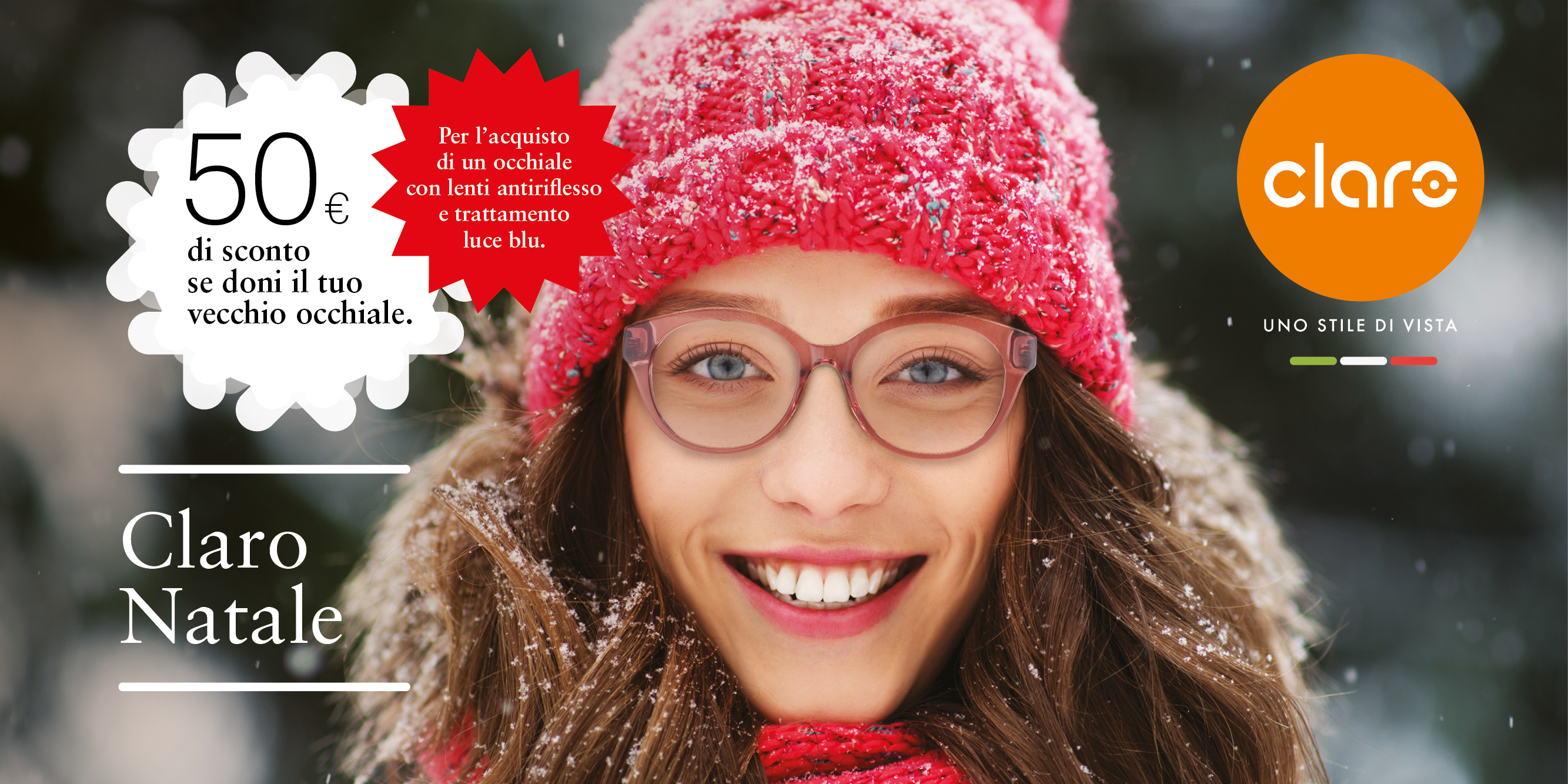 Subito per te 50 € di sconto se doni il tuo vecchio occhiale!