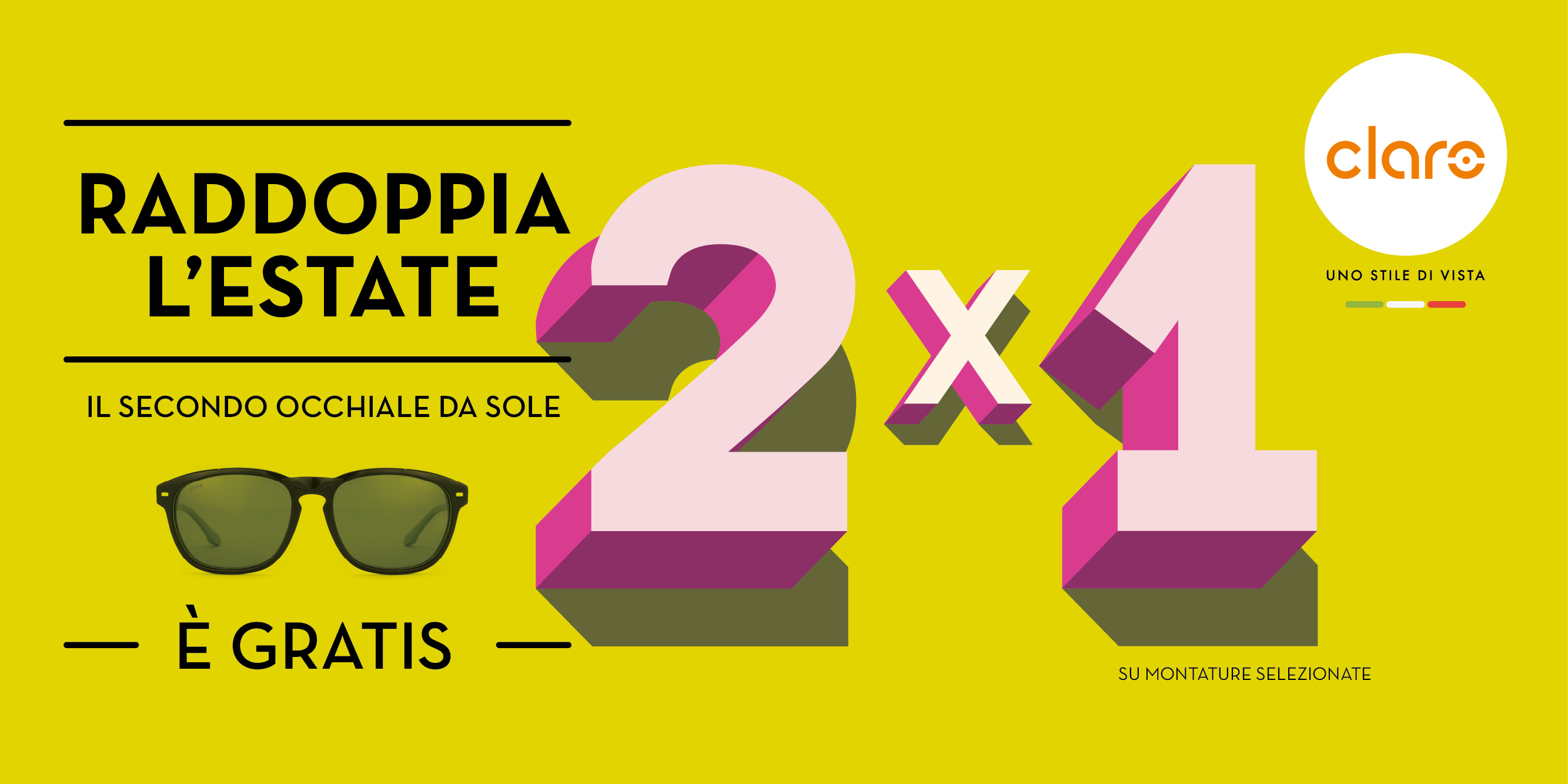 Approfitta dei saldi Claro con il 2×1!