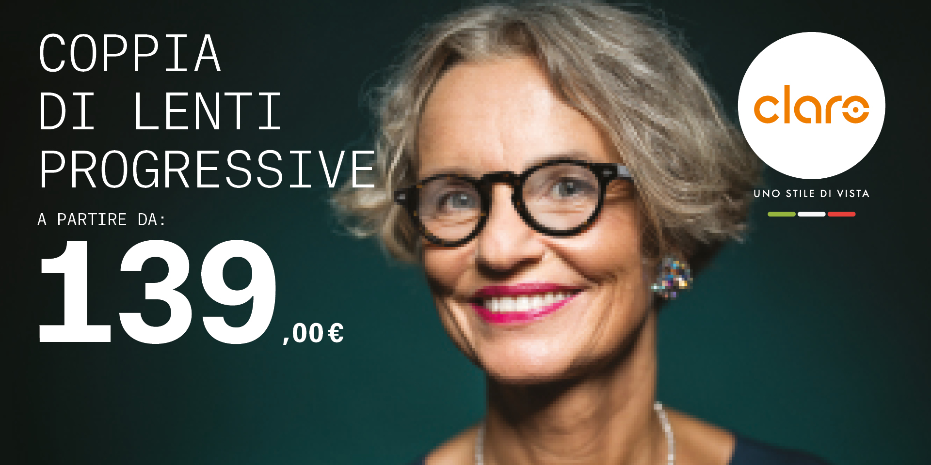 Coppia di lenti progressive a partire da 139€!