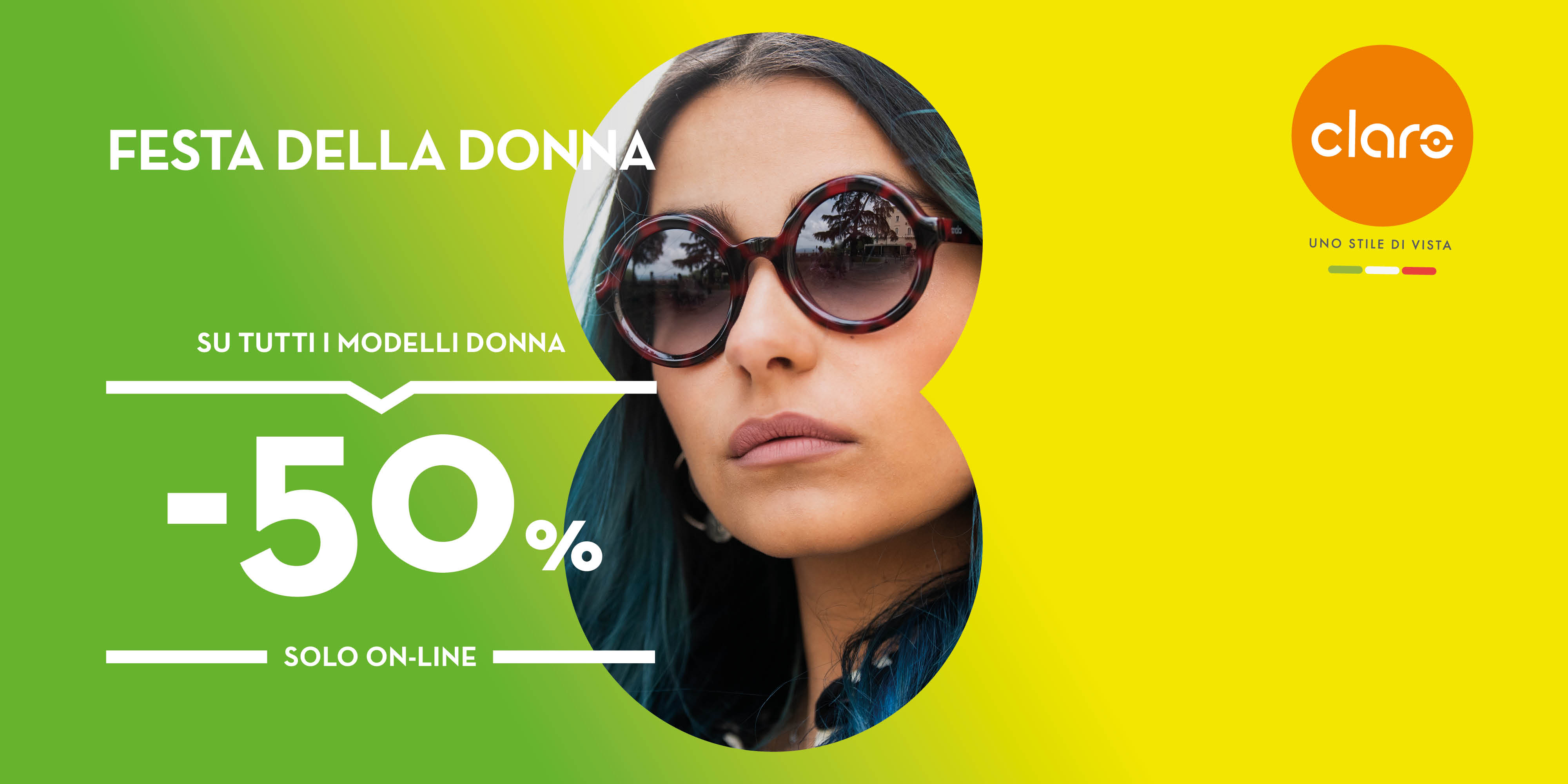 -50% ONLINE PER LA FESTA DELLA DONNA!