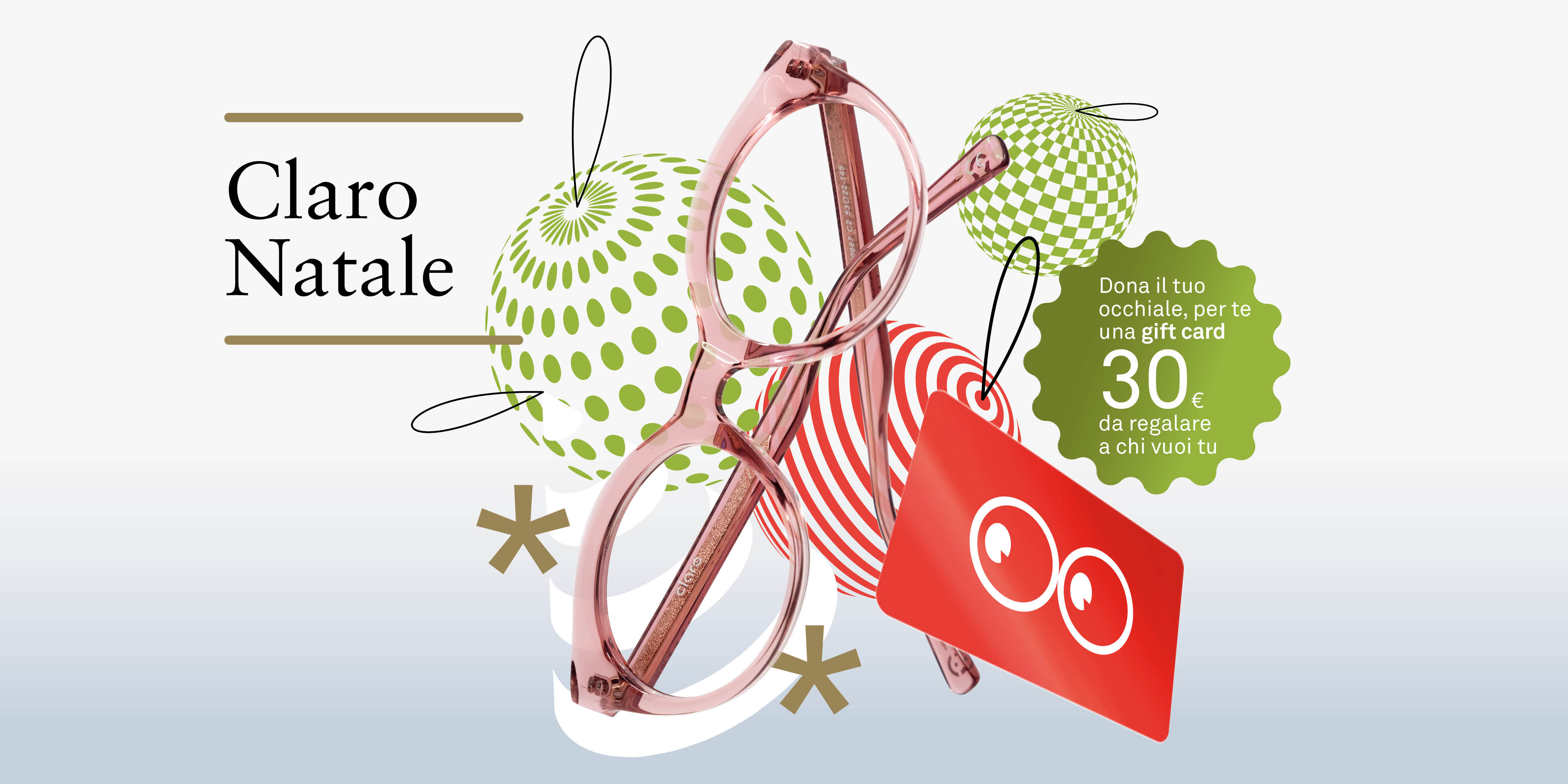 A Natale c’è un occhiale da donare e uno da regalare!
