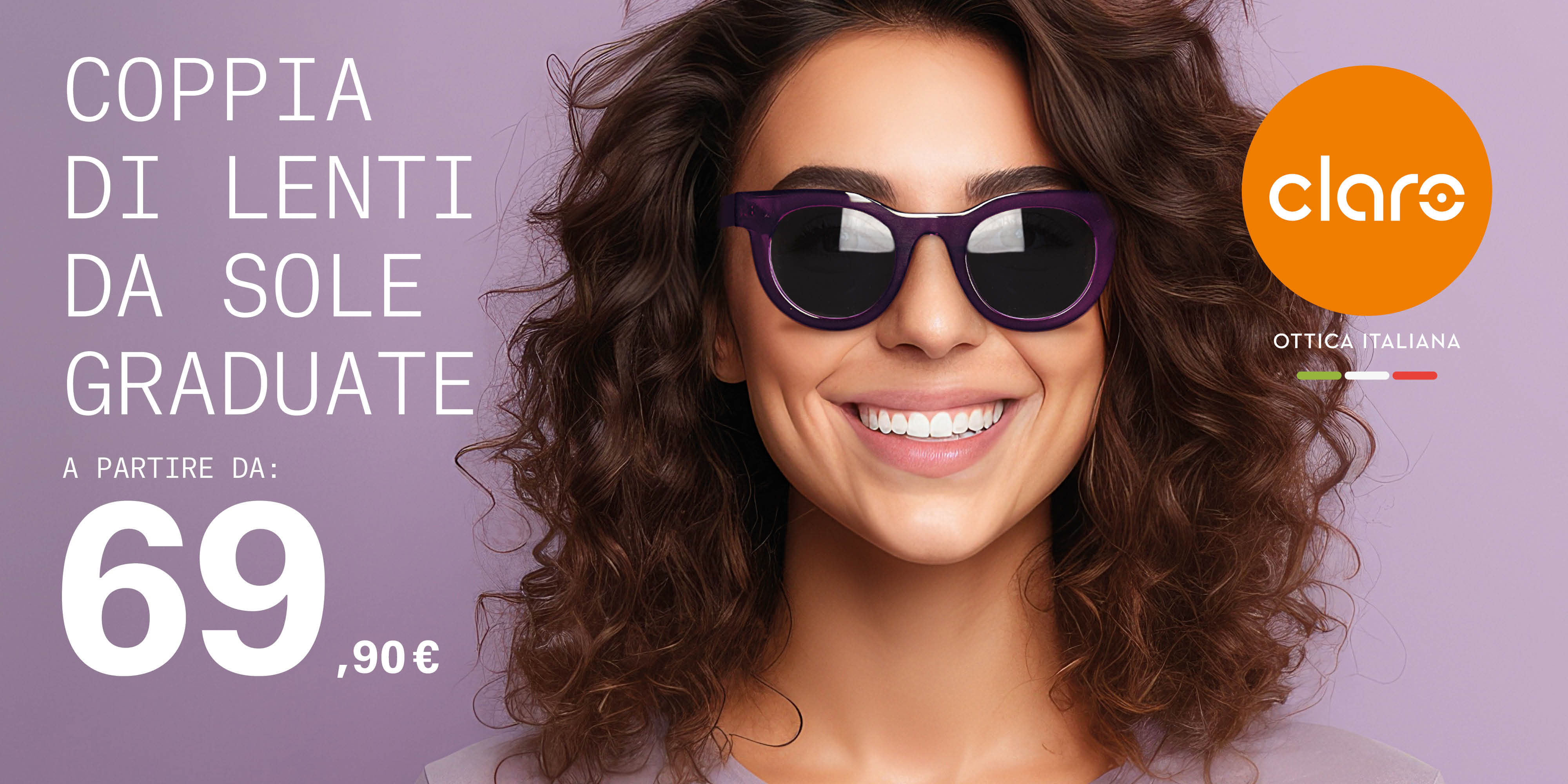 Coppia  di lenti  da sole graduate a partire da 69,90€!